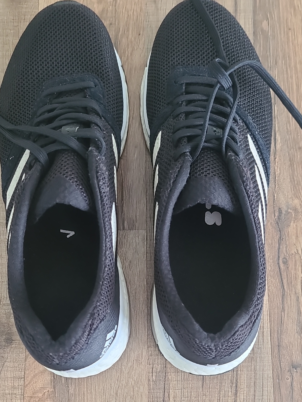 Adidas Men's Black Athletic Running Shoes - Adizero 4
